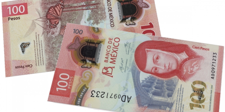 $100 Peso Bank Note 2020