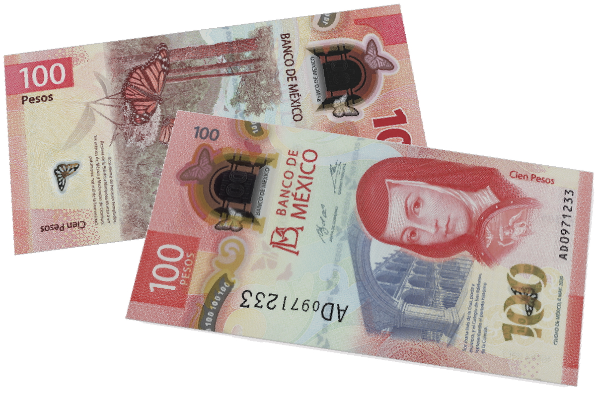 $100 Peso Bank Note 2020