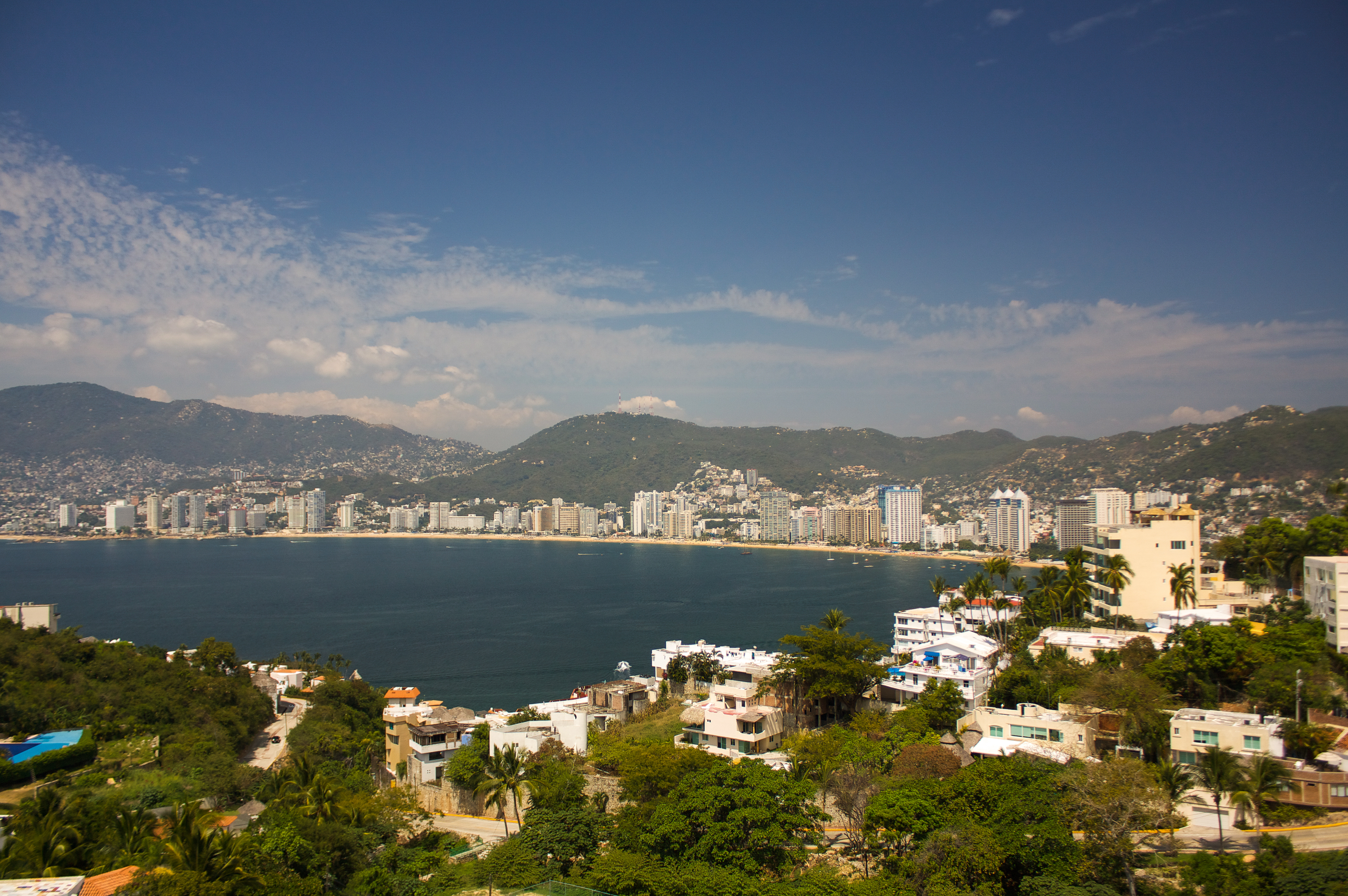 Acapulco Bay Viewed from the south end of the city