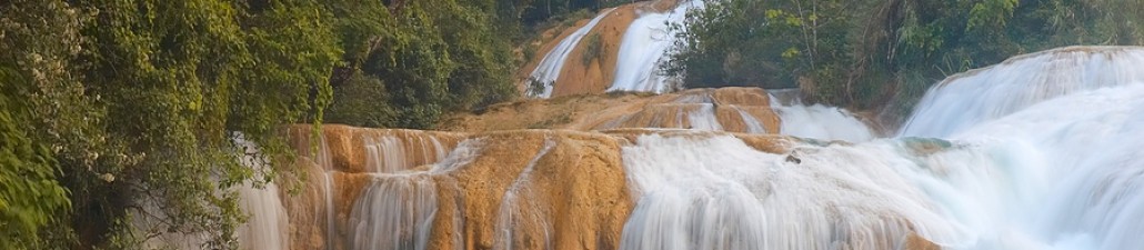 Agua Azul Waterfalls in Chiapas, Mexico