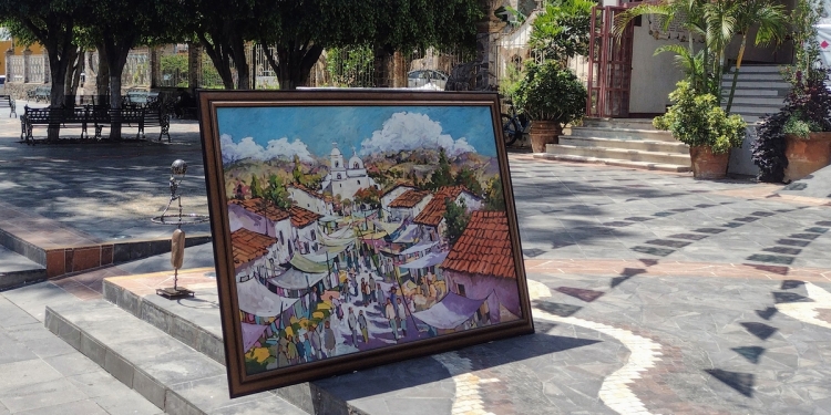 Walking tour of Ajijic near Lake Chapala, Mexico