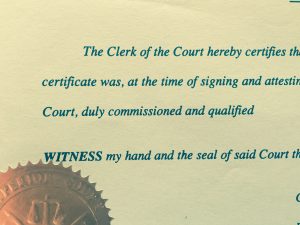 Document Apostille Seal