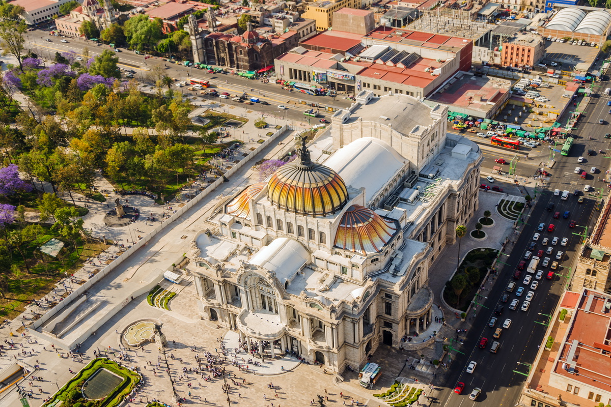 Bellas Artes Downtown Mexico City