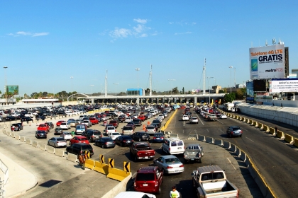 US Mexico Border Crossing