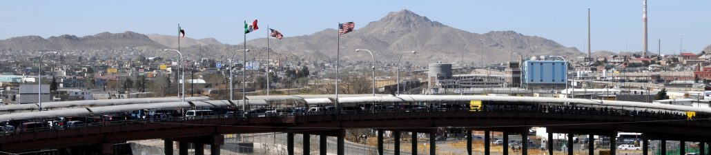 Bridge Crossing between Mexico and the USA