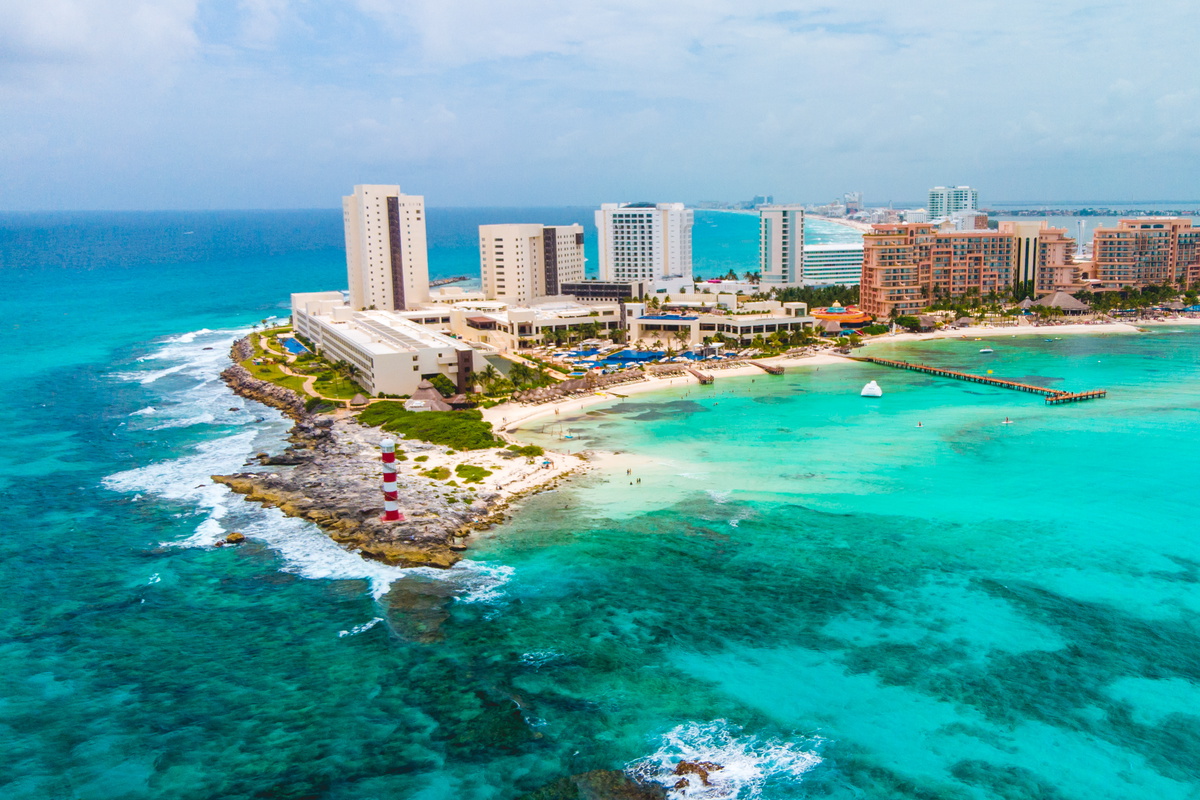 Cancun Resort - Aerial View