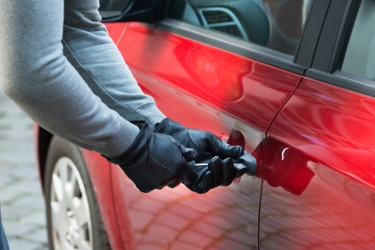 Car Break-in via Door