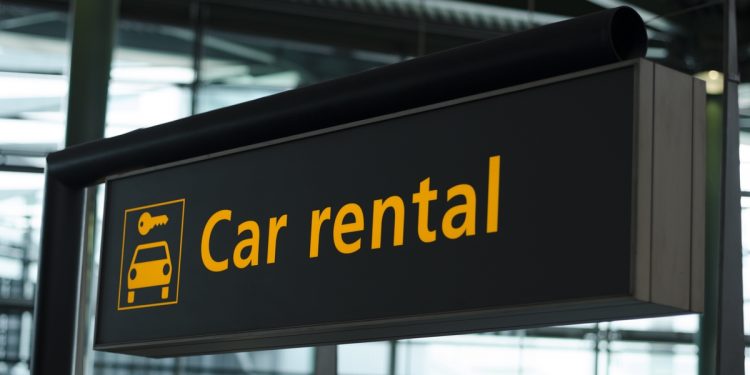 Car Rental Sign