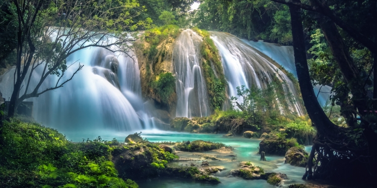 El Chiflon Waterfall Chiapas