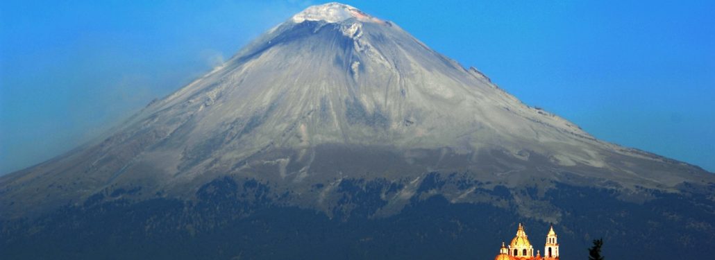 Cholula and Popocatepetl