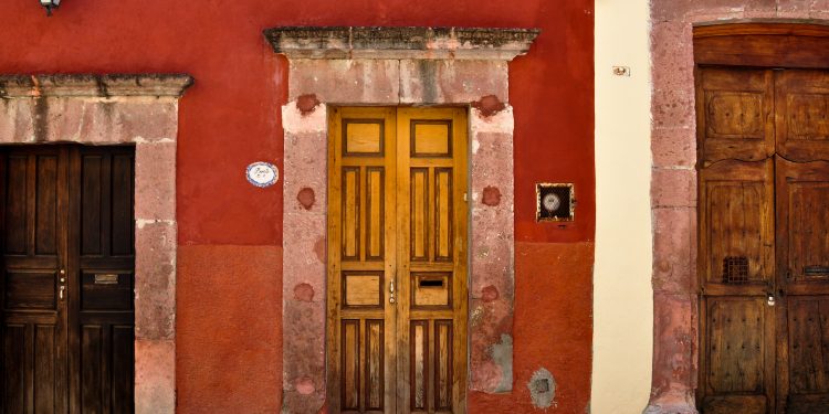Colonial House Doors in Mexico