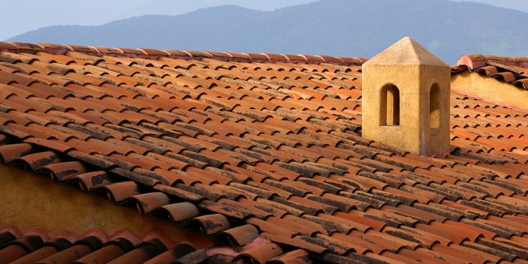 Colonial Rooftops in Mexico