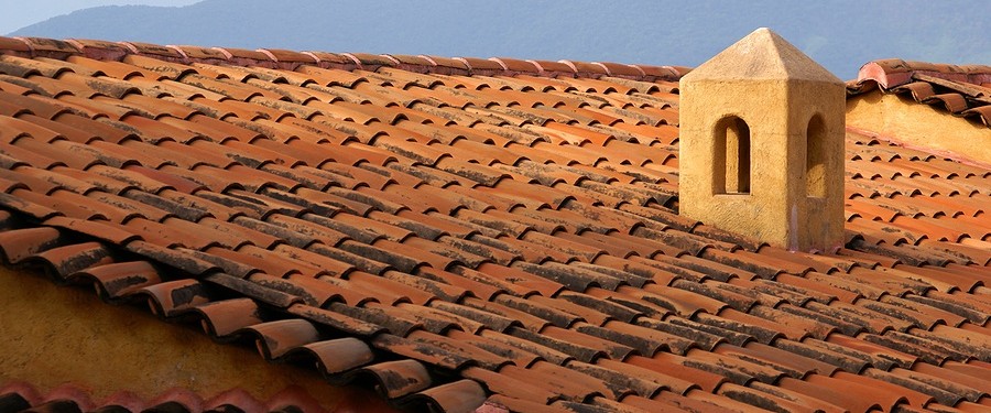Colonial Rooftops in Mexico