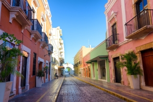 Colonial Street in Campeche