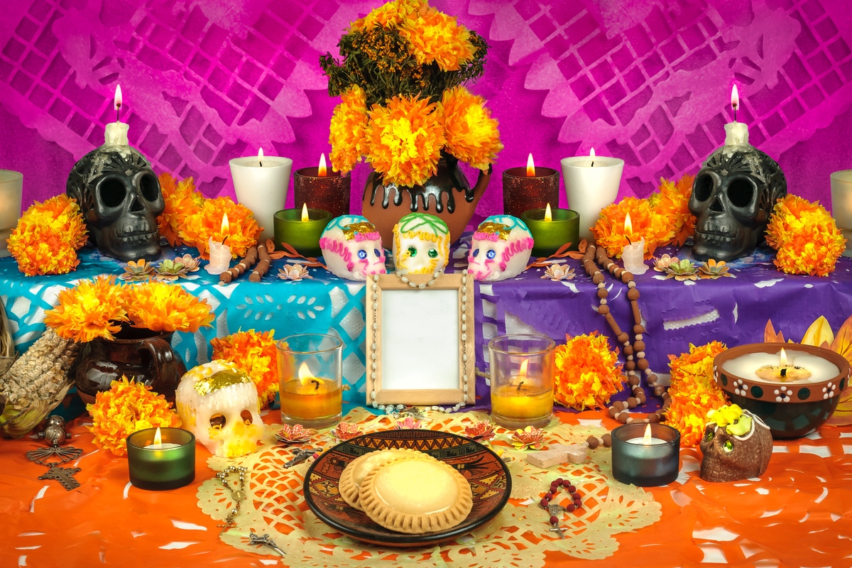 An Ofrenda - Day of the Dead in Mexico
