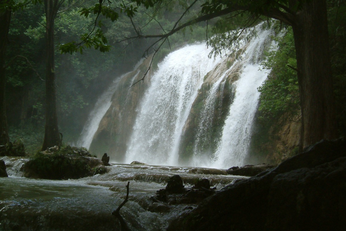 El Chiflon Waterfall in Chiapas, Mexico