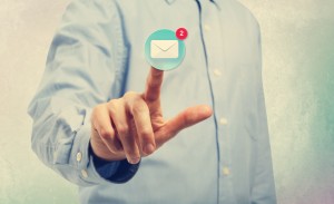 Email Icon on Screen