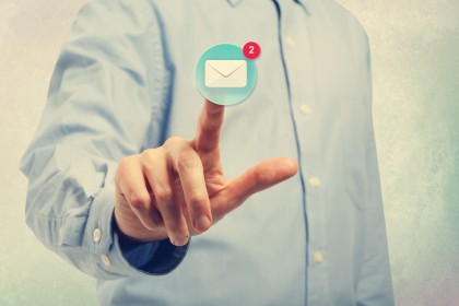 Email Icon on Screen