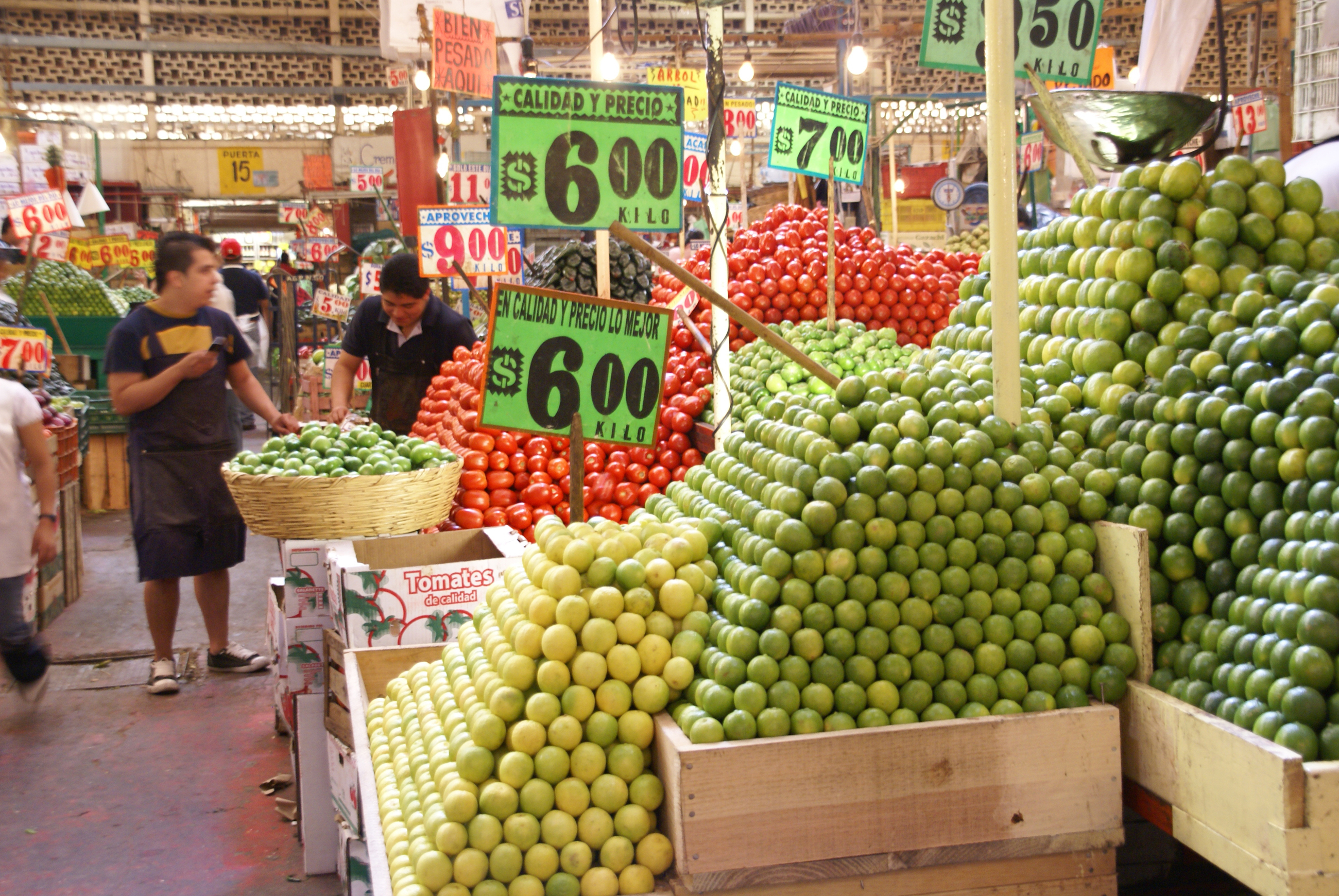 Fresh Food at a market in Mexico
