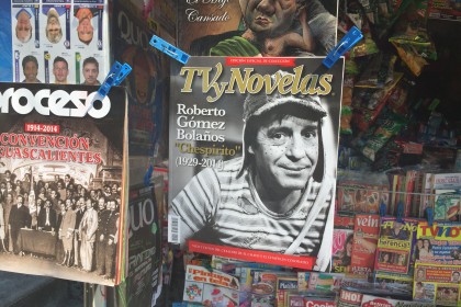 News Stand in Mexico: Roberto Gomez Bolaños