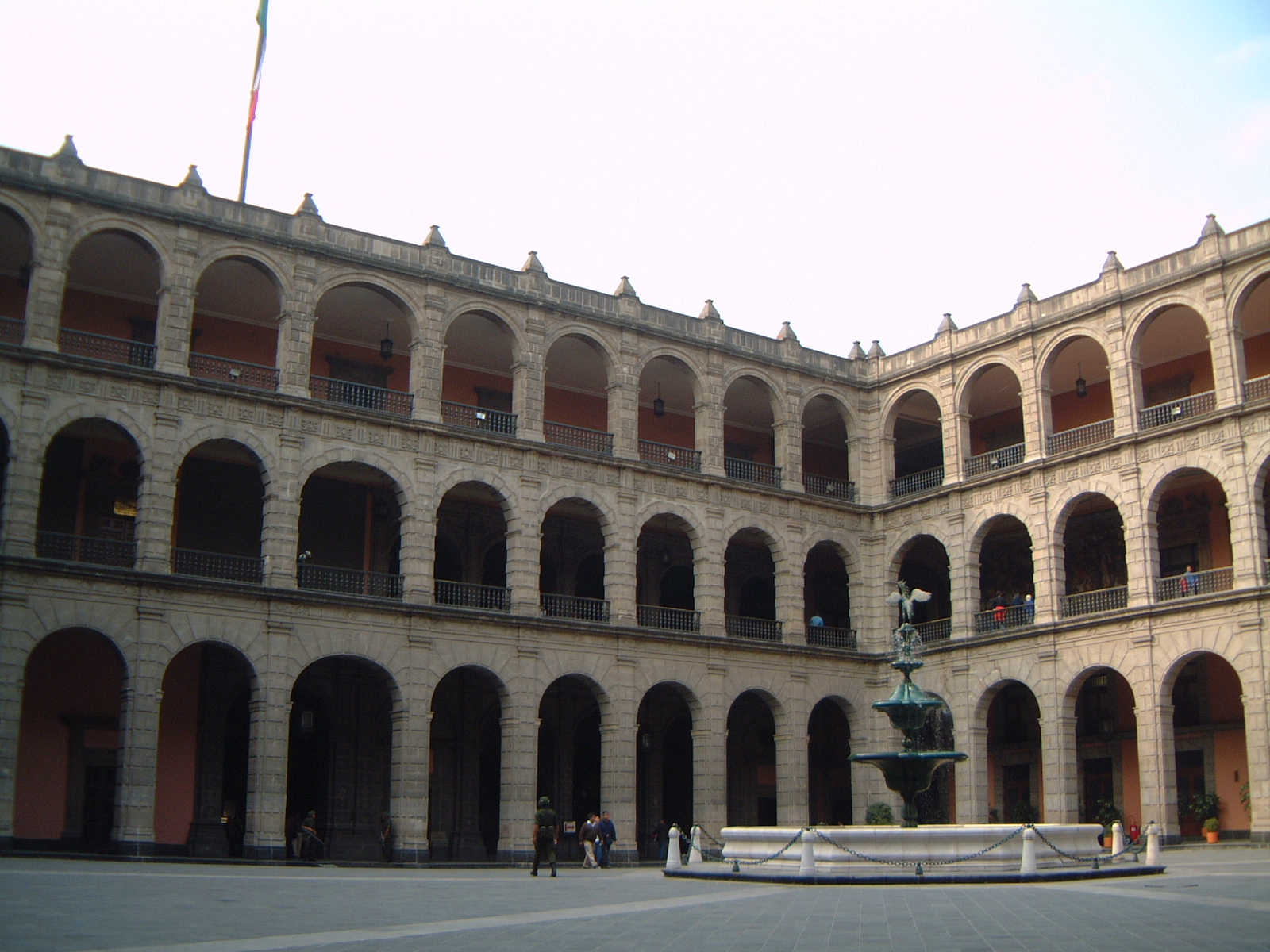 Courtyard of National Palace, Mexico City
