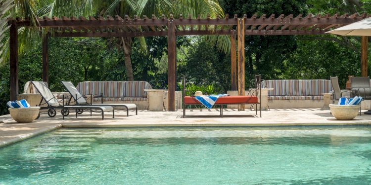 Swimming Pool at Hacienda Santa Cruz