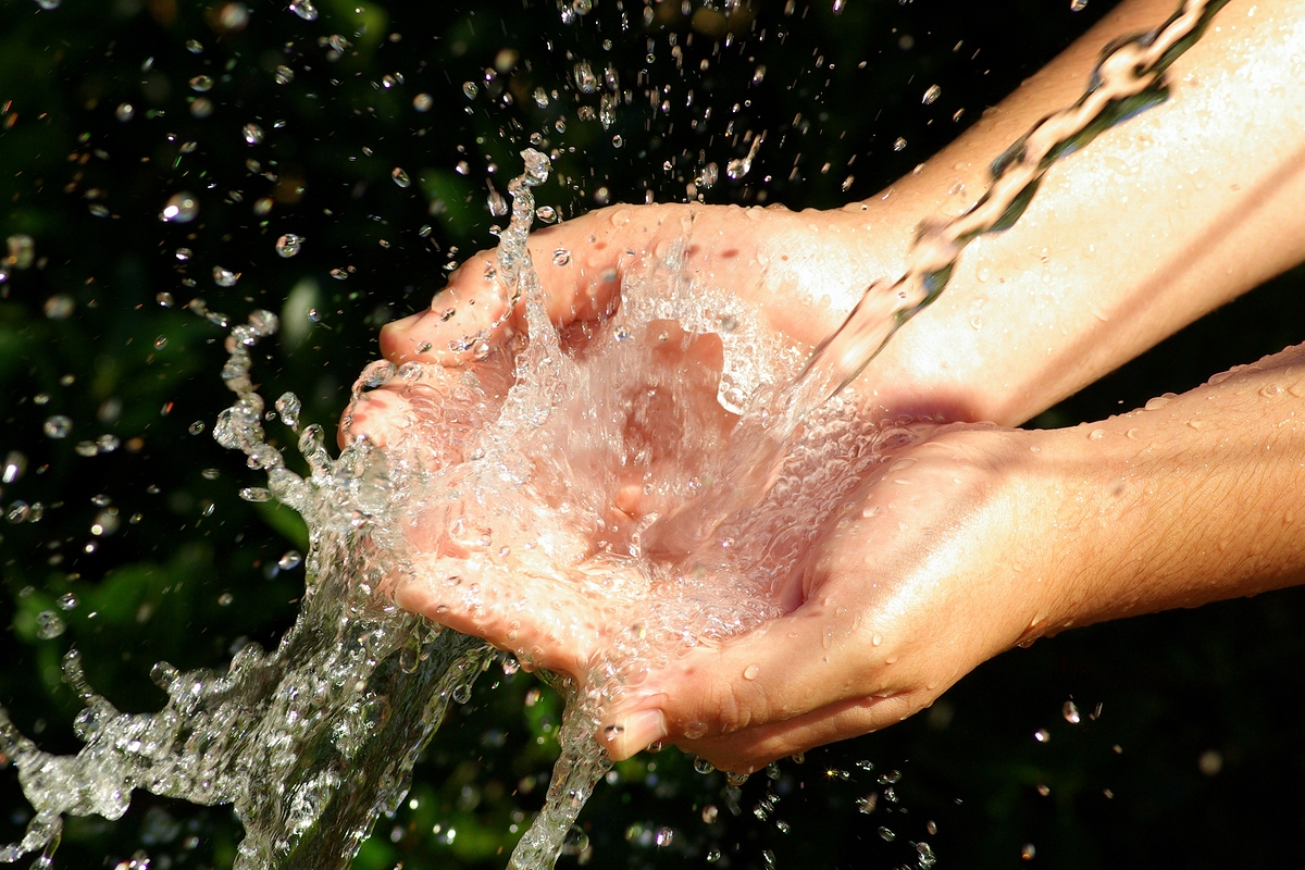 Hands and Fresh Water
