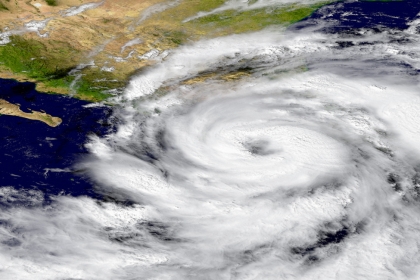 Hurricane Storm Over Mexico