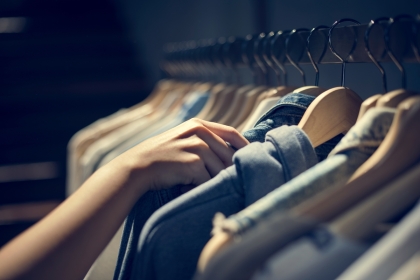 Keeping a wardrobe well organized