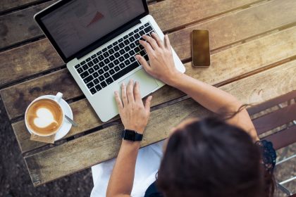 Woman online