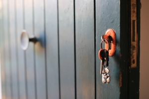 Keys inside a door lock. Photo courtesy of Katja Anokhina