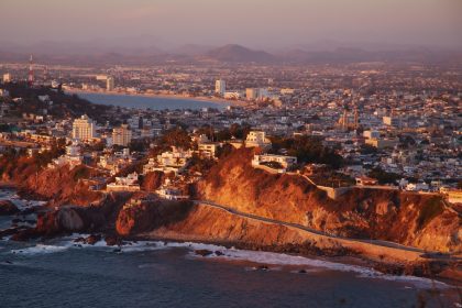Panoramic view of Maztlan, Mexico