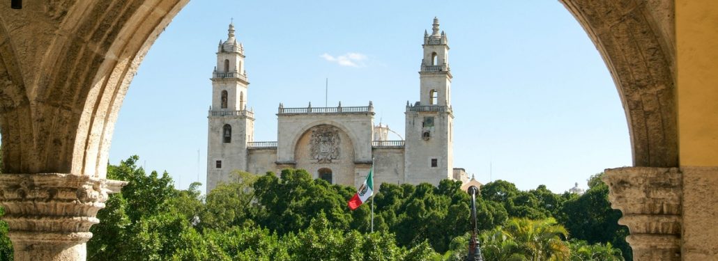 Merida Church View through Archway
