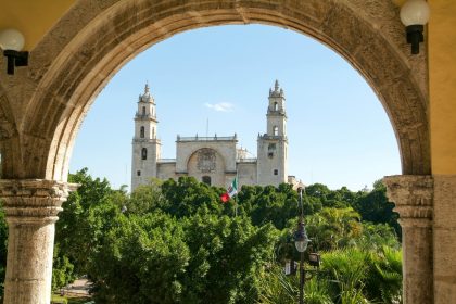 Merida Church View through Archway