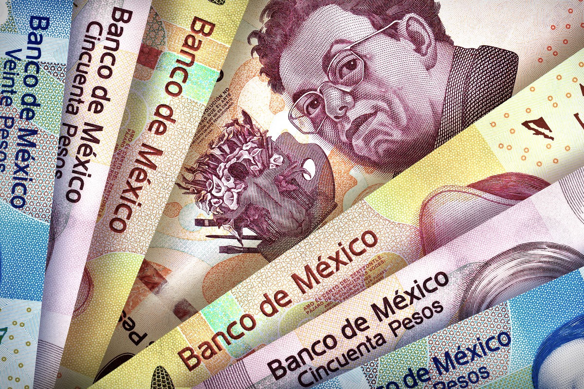 Mexican Pesos Montage