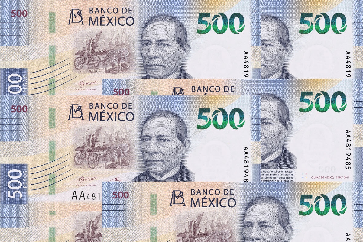 Mexico 500 Peso Bank Note Issued Aug 2018