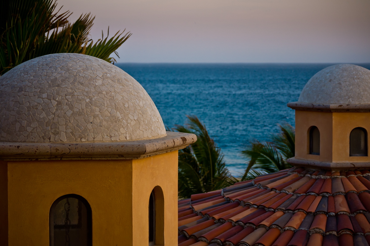 Rooftop view across the ocean