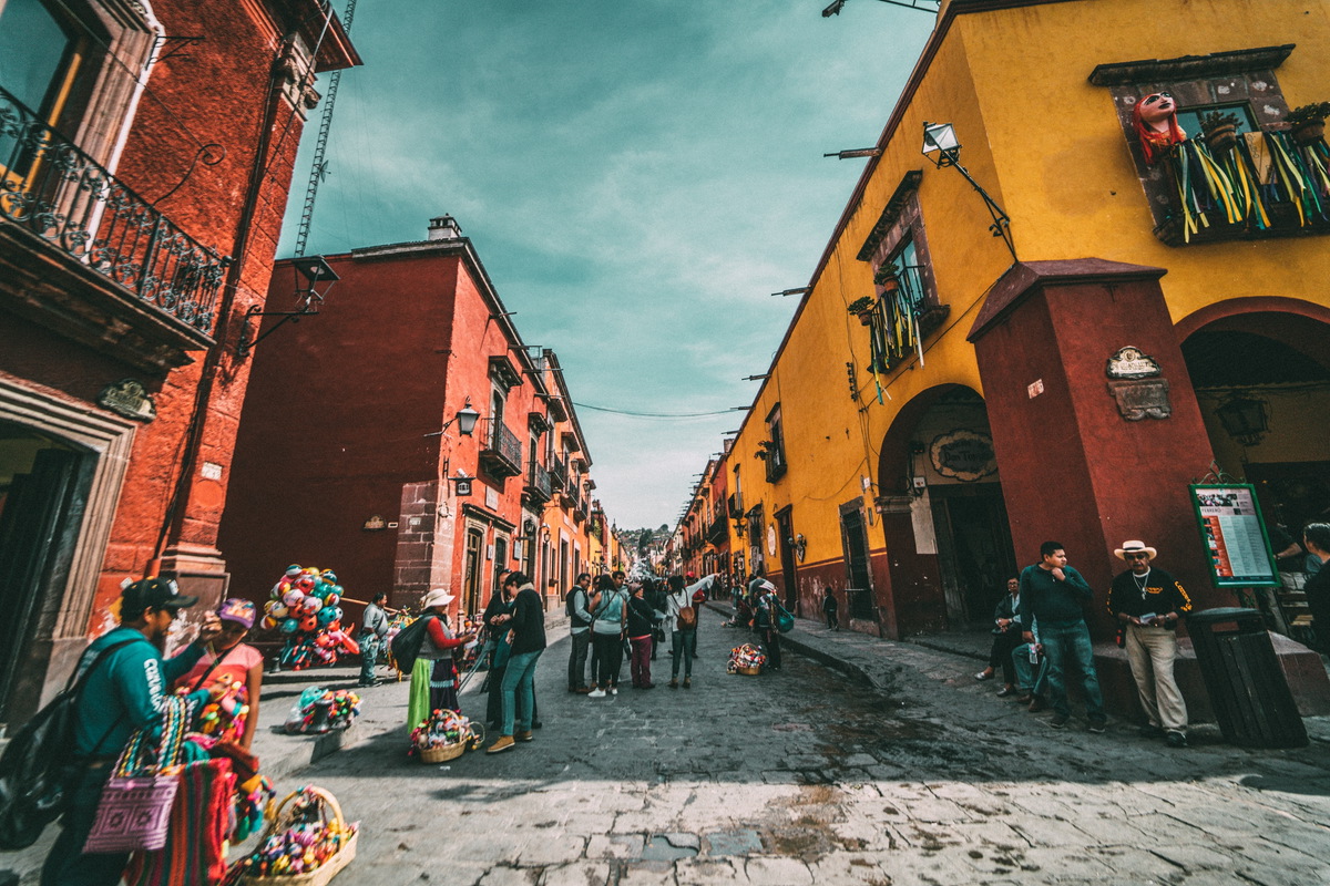 Market Plaza in Mexico