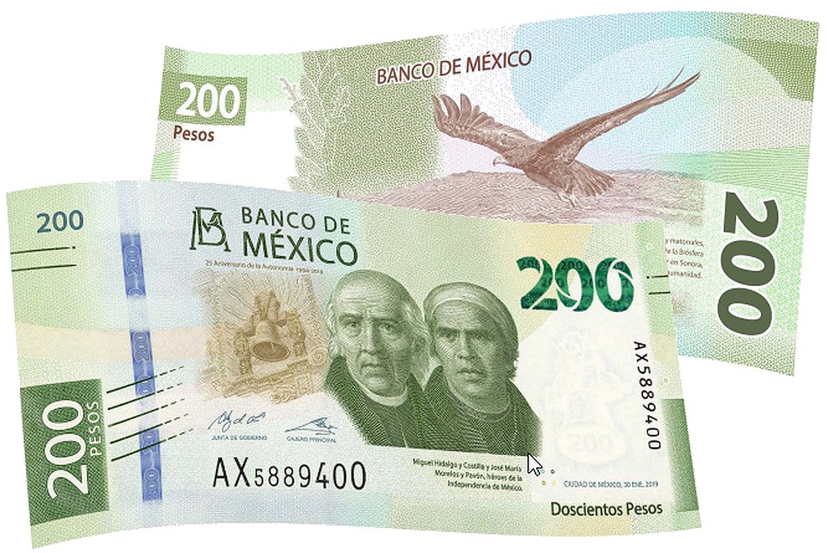 New $200 Peso Bank Note Introduced in Mexico