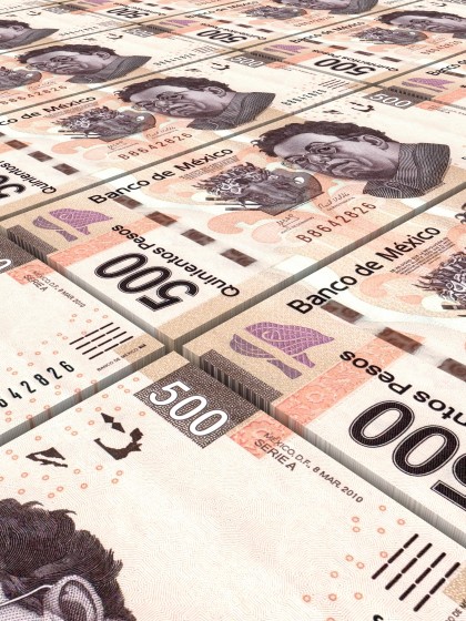 Diego Rivera on the 500 Peso Banknote