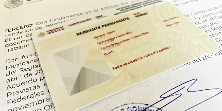 Mexico Residency Card - 2022 design