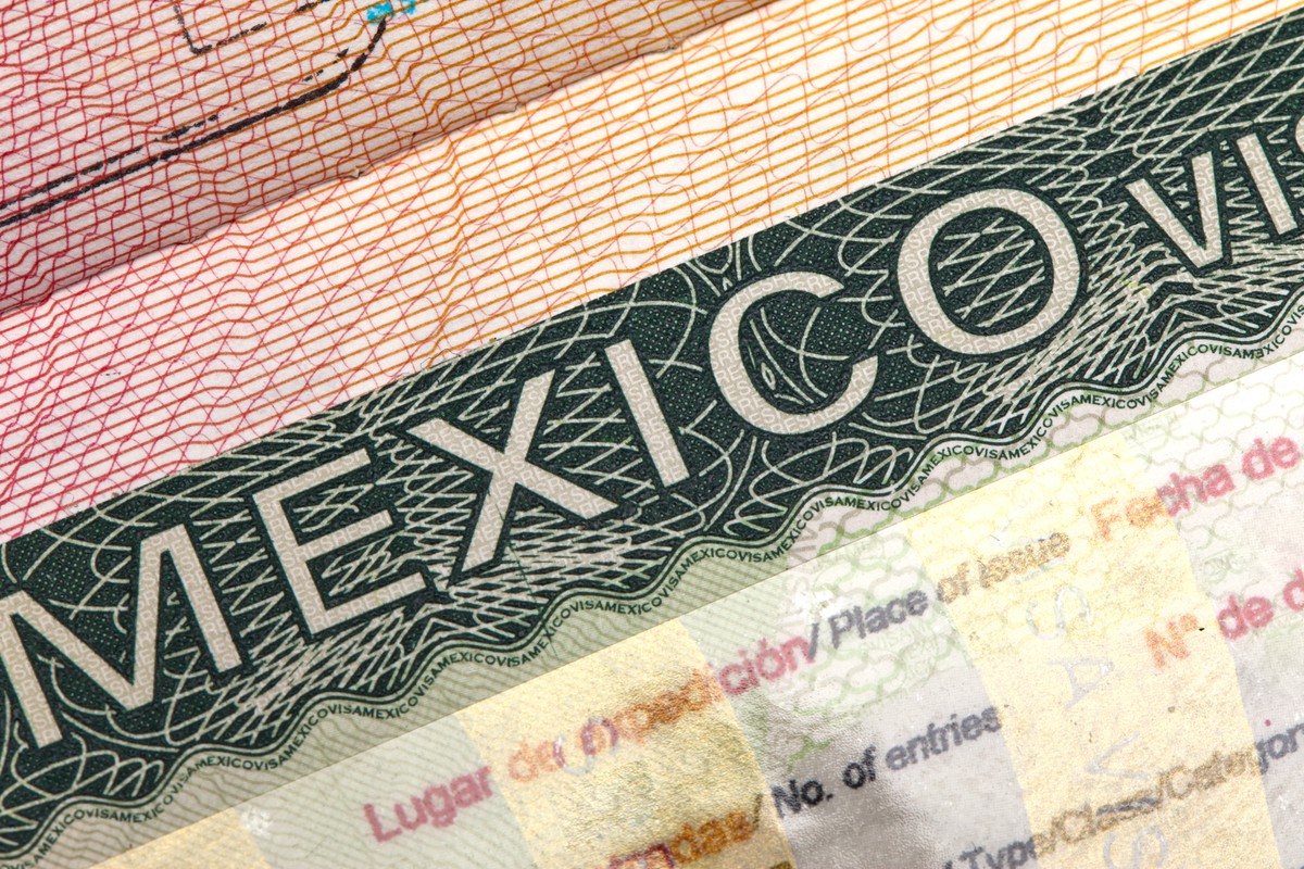 Mexican visa in passport