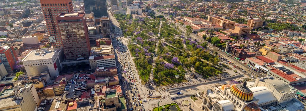 Aerial View of Mexico City