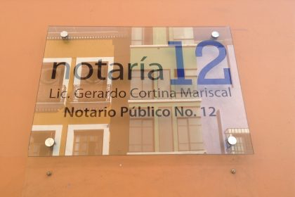 Notary Public Sign - Mexico