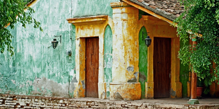 An old rural house in need of restoration