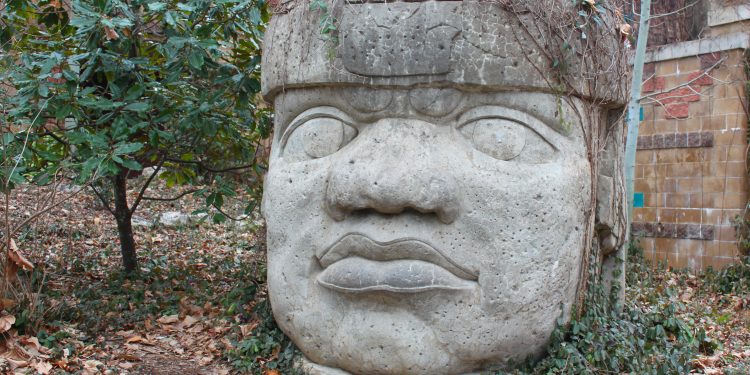 Olmec Stone Head, Villahermosa, Mexico