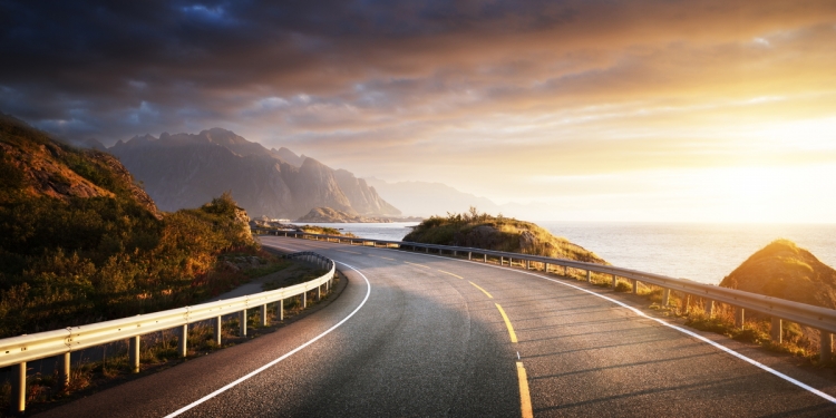 Driving on the open road