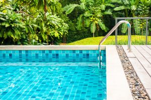 Swimming Pool in a Garden