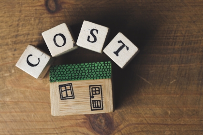 House with cost showing as overhead