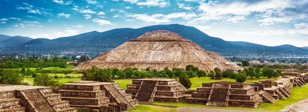 Pyramid of the Sun at Teotihuacan, Mexico